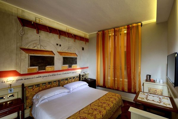 Habitación doble clásica art hotel commercianti bolonia Habitación doble clásica art hotel commercianti bolonia