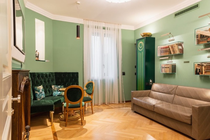 Luxury apartments battibecco  Art Hotel Commercianti Bolonia