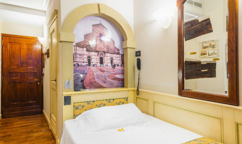 Habitación individual Art Hotel Commercianti Bolonia Habitación individual Art Hotel Commercianti Bolonia